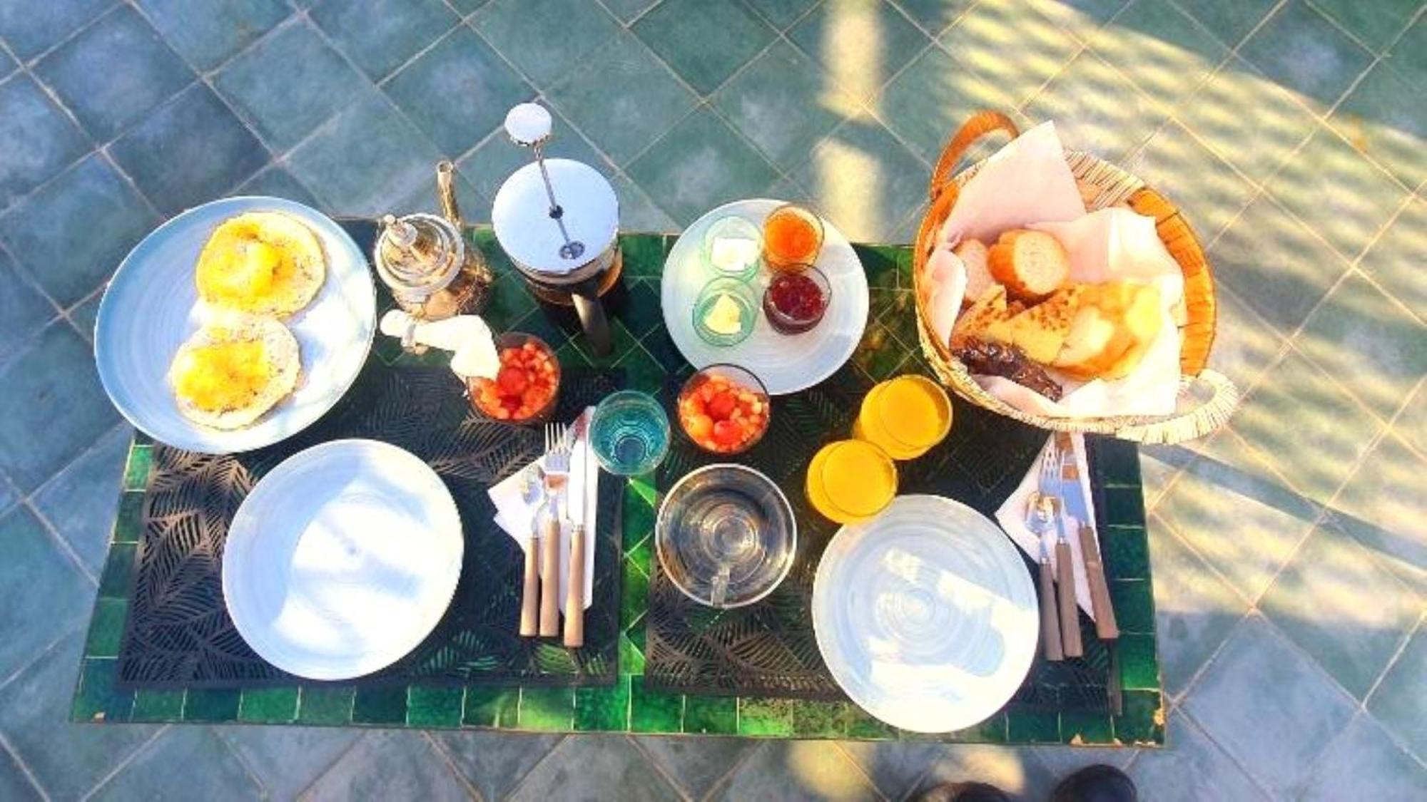 Riad Privatise - 2 Chambres & Petit Dejeuner -Terrasse Марракеш Экстерьер фото